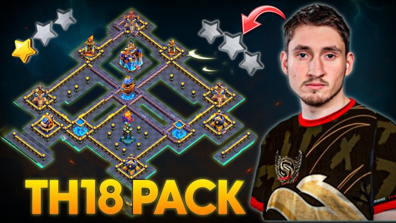 Unseen and Updated - ( TOP 11) TH18 only  1* STAR War Base with Link Best Town Hall 18 Base 2026 