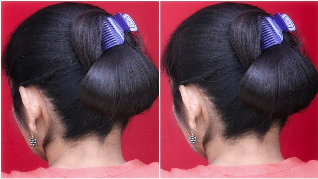 Nice! Daily Hairstyles For Medium Hair| Easy Juda Hairstyles For Weekdays| My Easy Bun Hairstyles