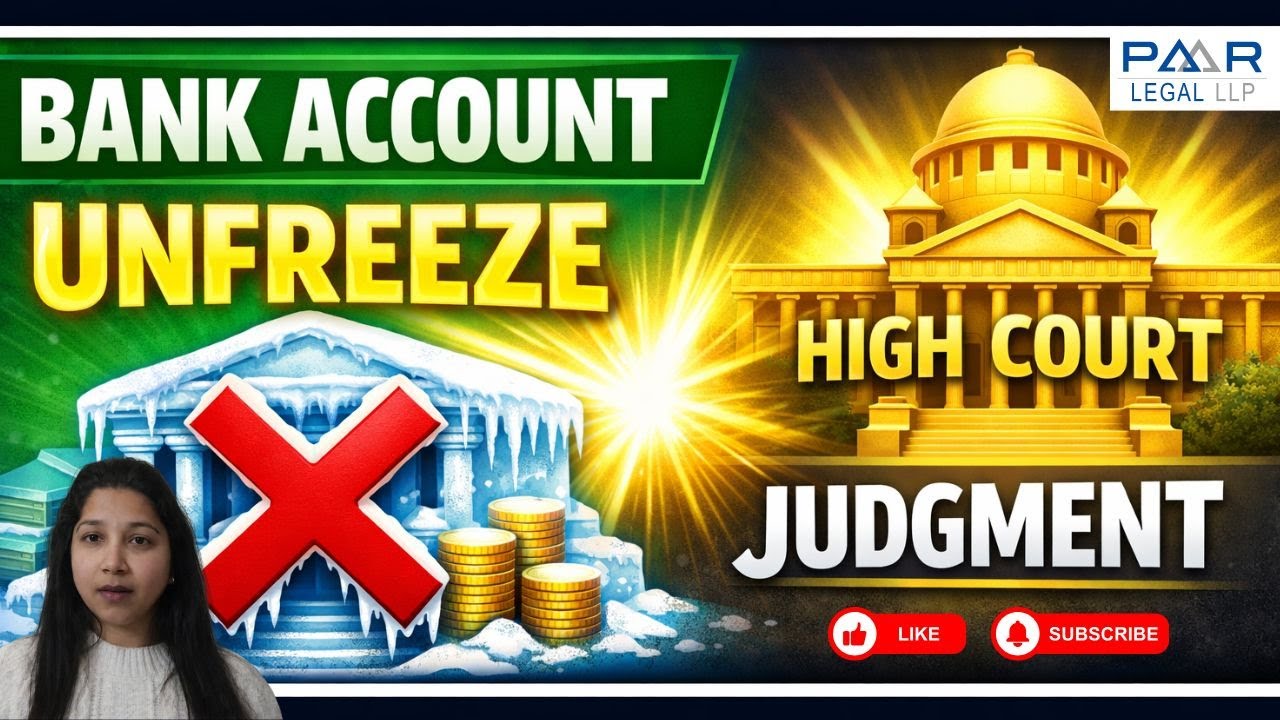 अब होगा BANK ACCOUNT UNFREEZE | High Court Judgment