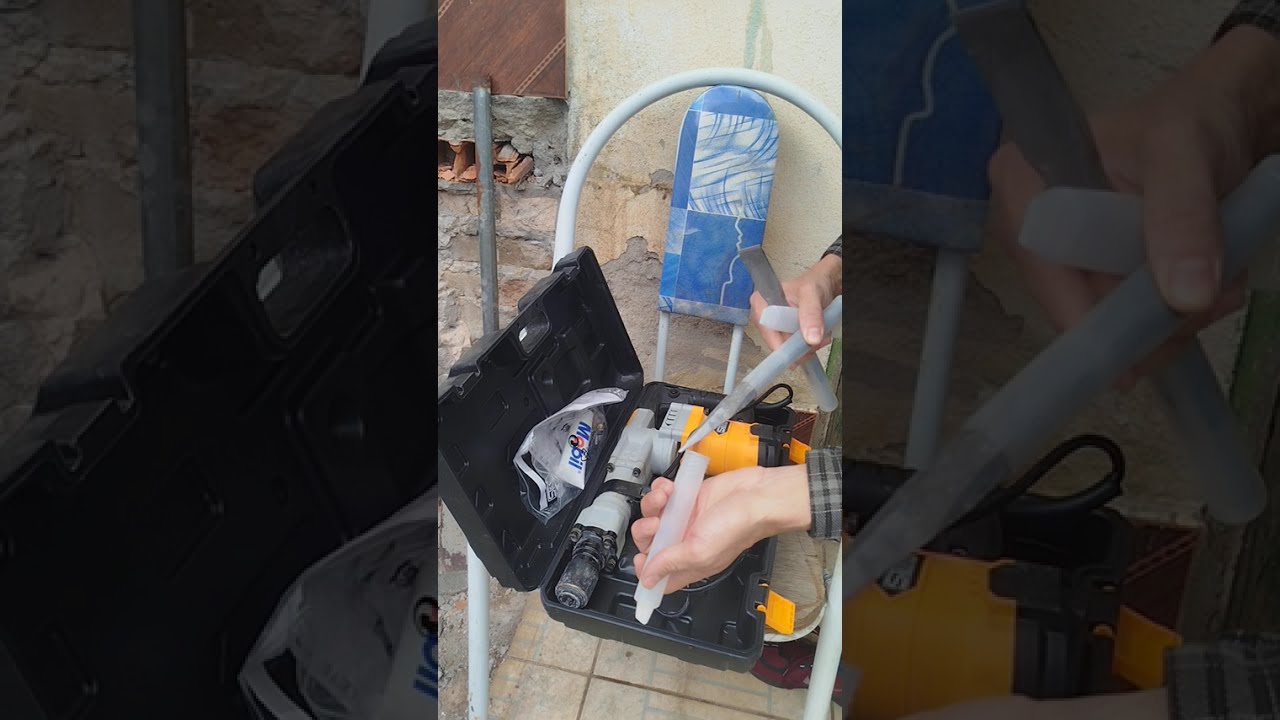 Martelete demolidor STEEL (demolição de um tanque de 4mil litros!