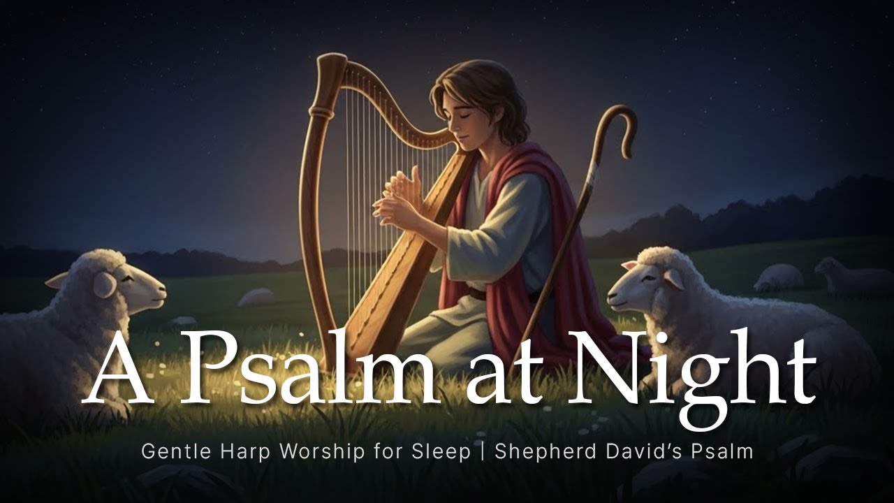Gentle Harp Worship for Sleep | Shepherd David’s Psalm