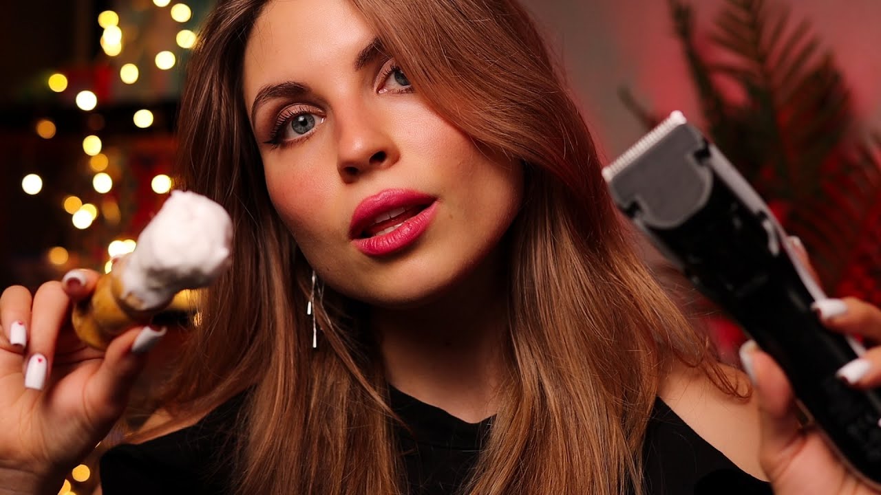 ASMR Barbershop Roleplay | Haircut & Shave SPA | Personal Attention