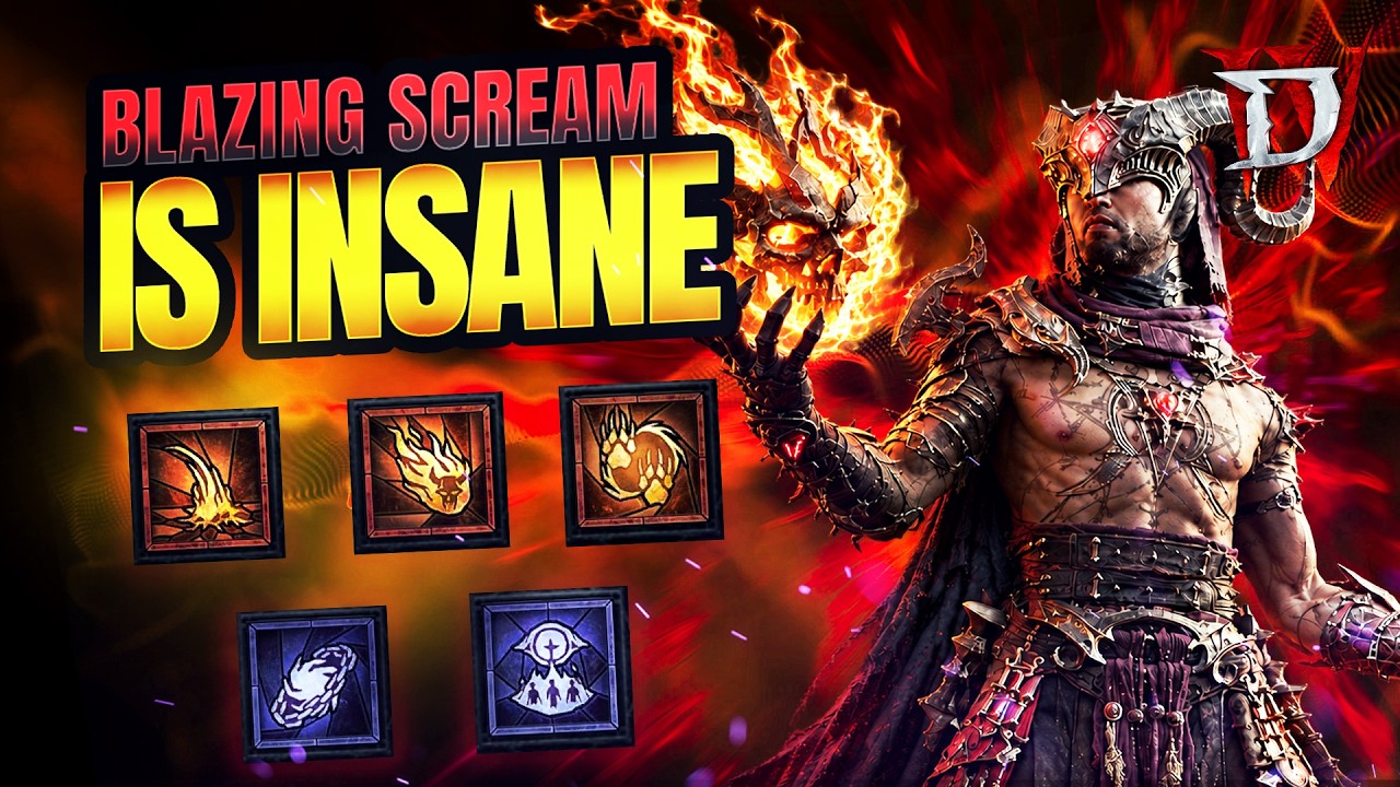 ЛУЧШИЙ НОВЫЙ билд для прокачки Чернокнижника (Blazing Scream &mdash; S-TIER)! | Diablo 4 S15