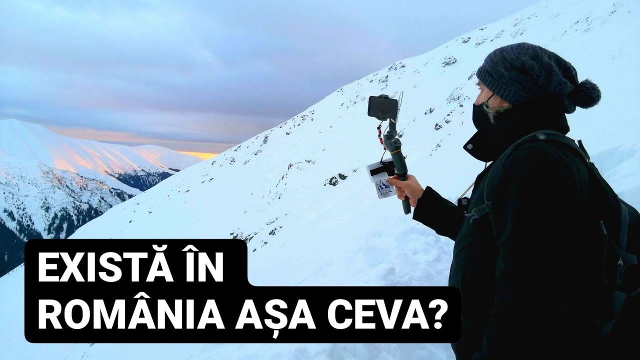 PEISAJE de VIS pe TRANSFĂGĂRĂȘAN iarna - Păstrăvăria ALBOTA și BÂLEA LAC