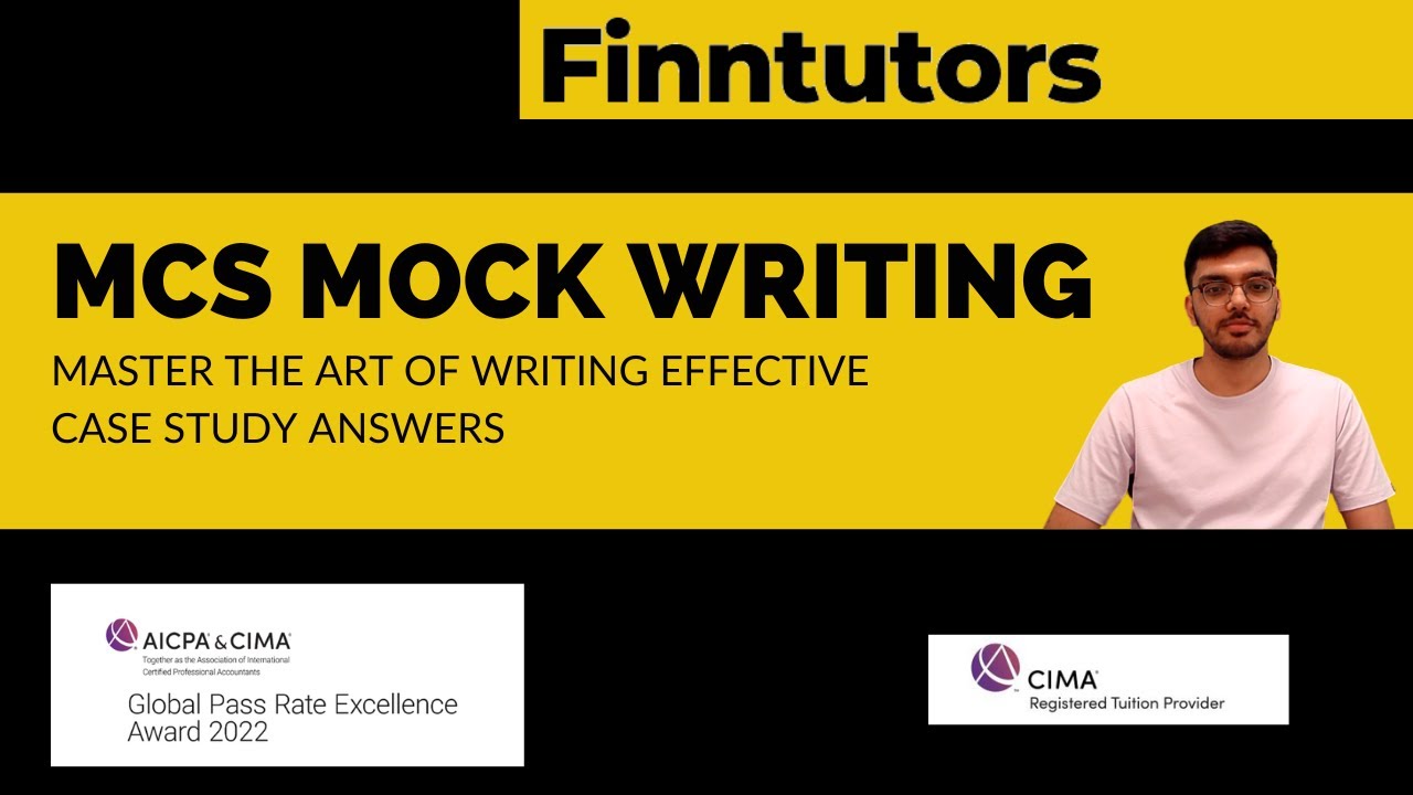 CIMA MCS Nov23/Feb24 - Cuppcarr - Sample Mock Writing