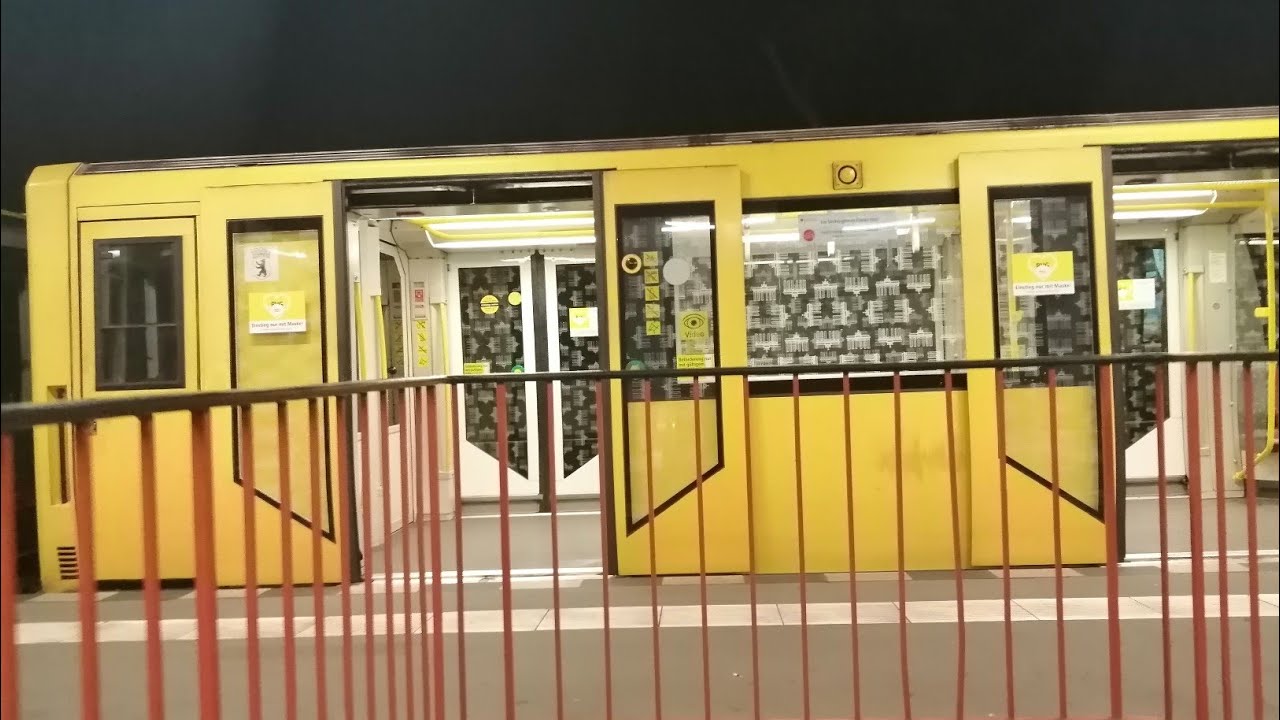 U-Bahn Berlin Mitfahrt von Potsdamer Platz bis Ruhleben im HK auf der U2