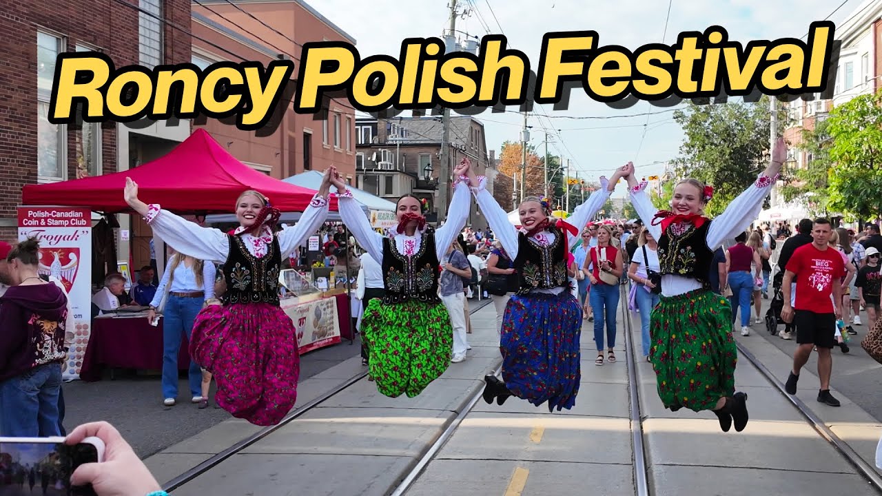 Polish Festival on Roncesvalles | Toronto Walk (Sept 2025)