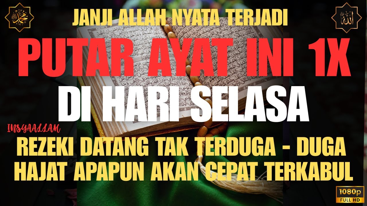 Bacaan Dahsyat! Satu Kali Putar Bisa Datangkan Kekayaan dzikir pagi