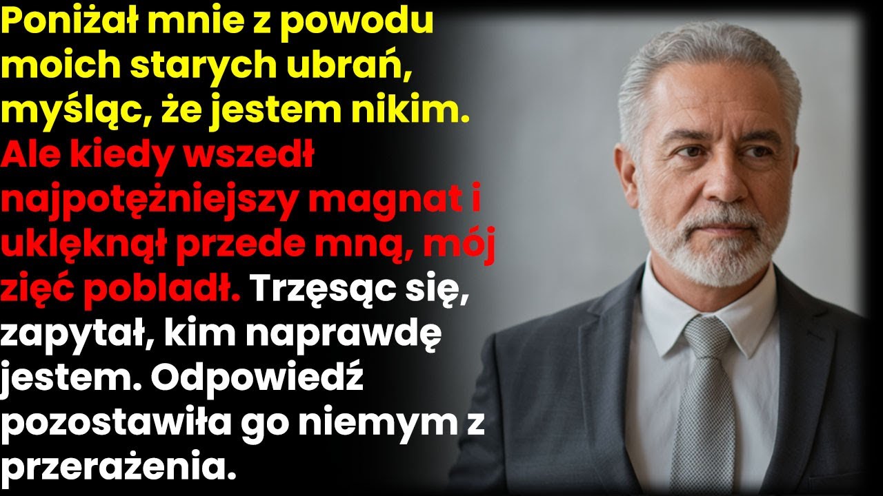 Zięć brał mnie za darmozjada, póki potentat nie nazwał mnie „Ojcem Chrzestnym”.