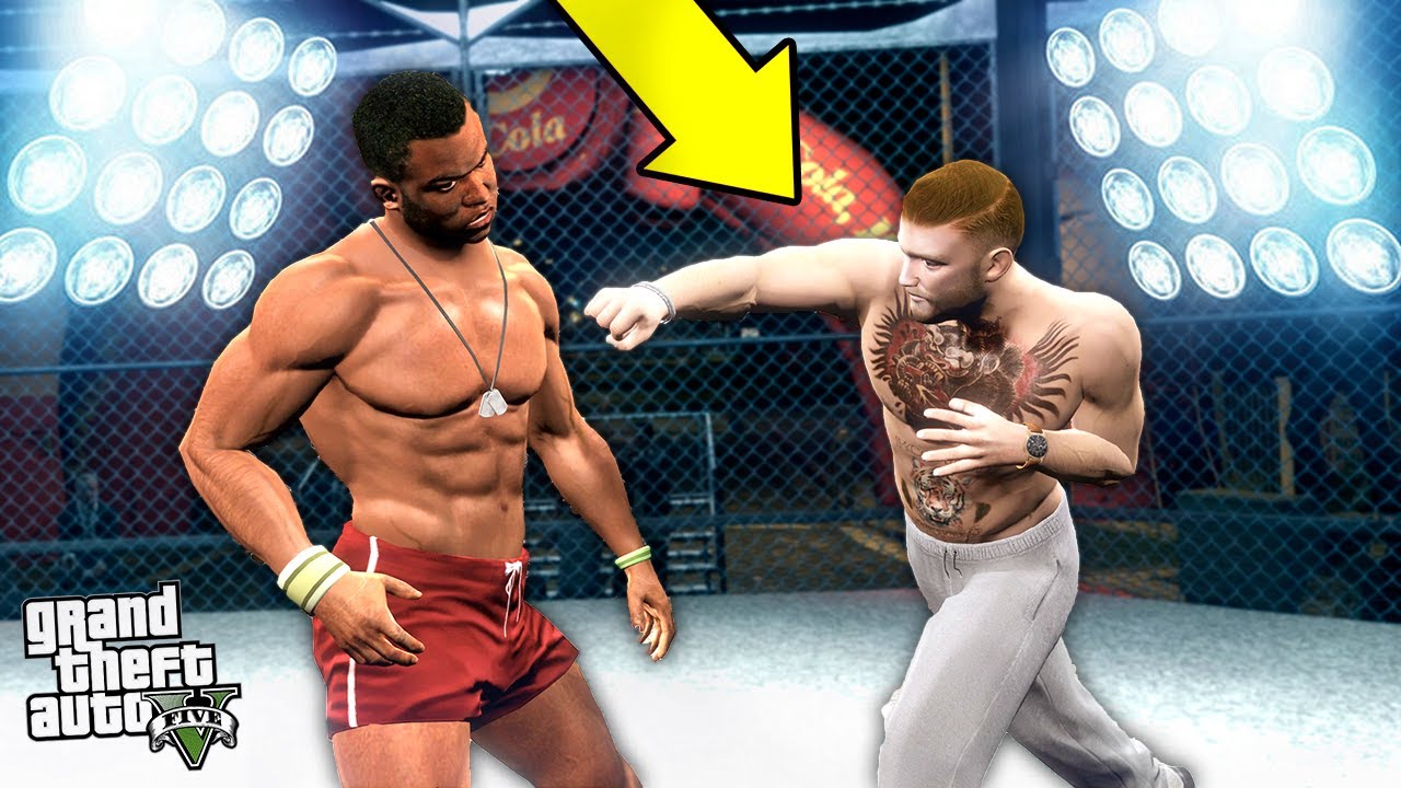 БОЙ ФРАНКЛИНА и КОНОРА МАКГРЕГОРА в UFC! КТО ПОБЕДИТ? - GTA 5 РЕАЛЬНАЯ ЖИЗНЬ ГАНГСТЕРА (МОДЫ ГТА 5)