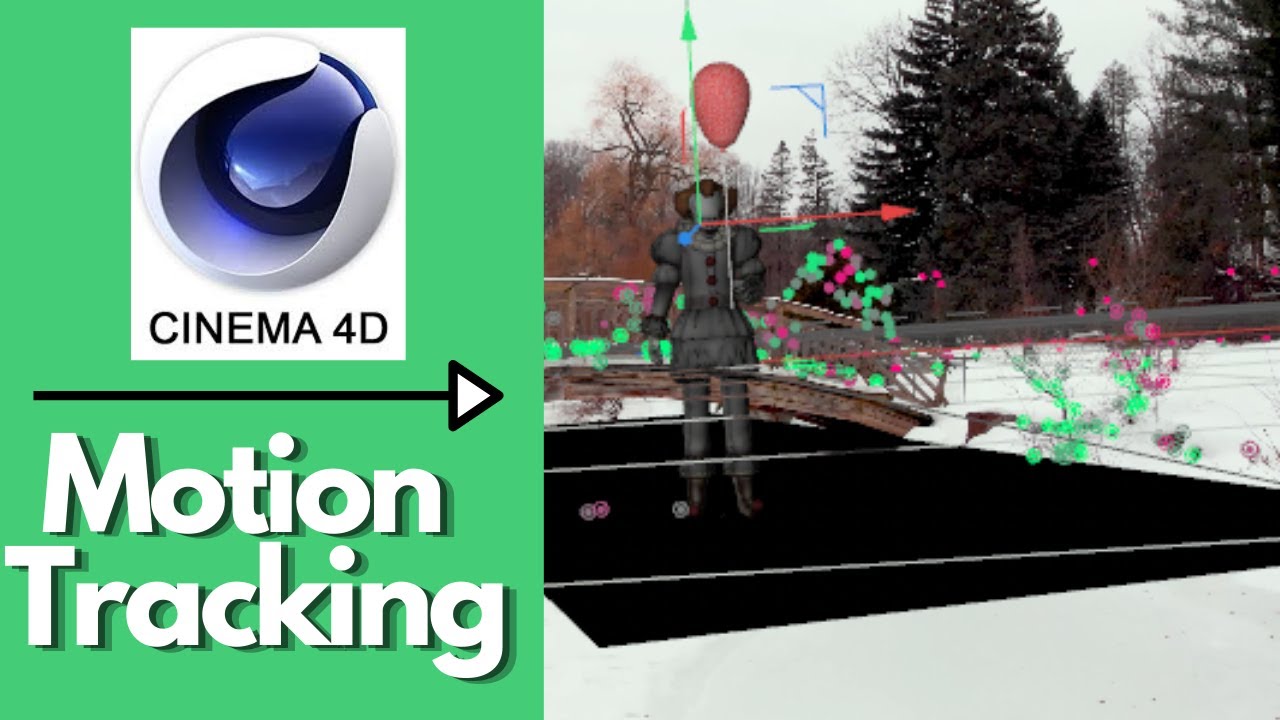 Tracking an object in cinema 4d tutorial - Pennywise tutorial