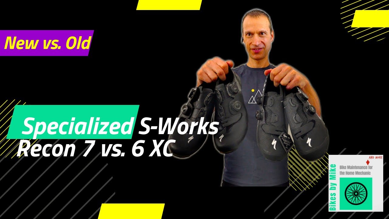 Specialized S-Works Recon vs. S-Works 6 XC Cycling Shoes: Old vs. New