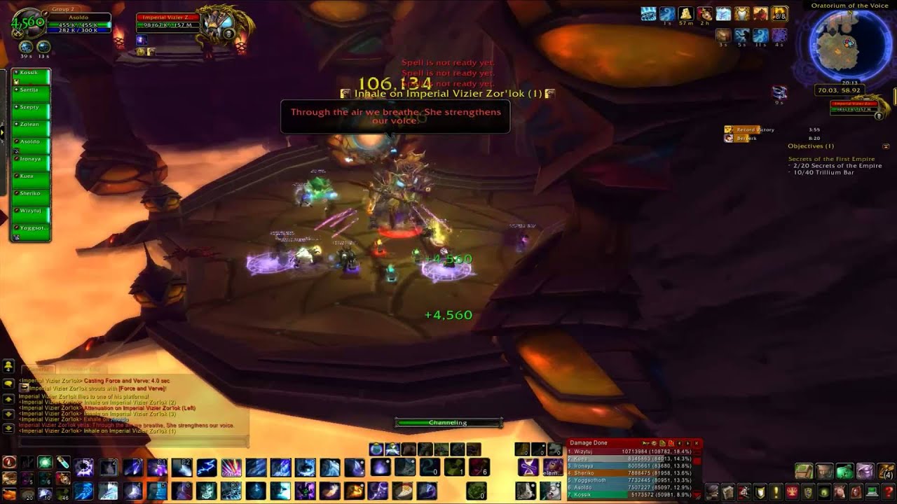 G2 - Heart of Fear Normal 10 man Imperial Vizier Zor'lok Nic trudnego