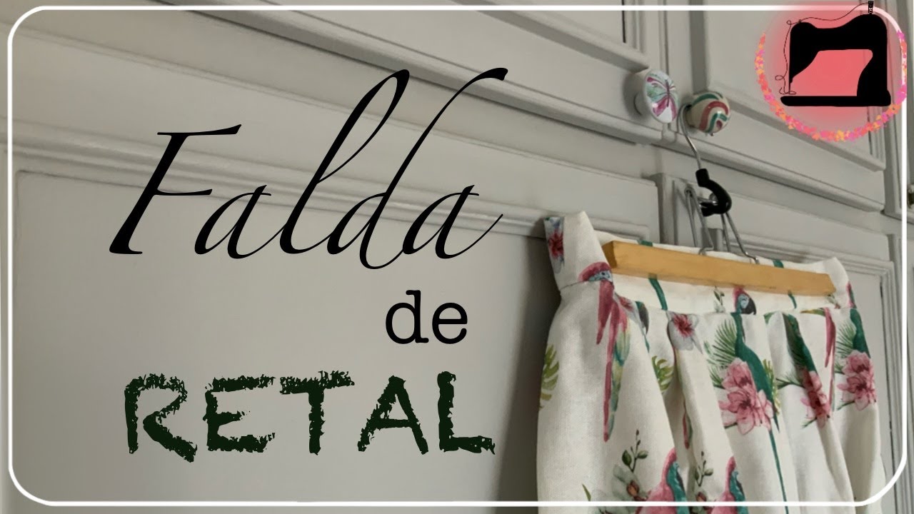 Cómo hacer una falda de un retal.