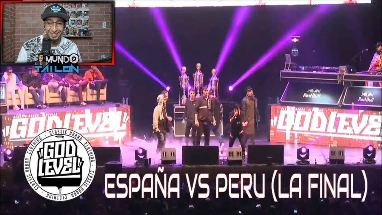 ESPAÑA vs PERÚ - LA FINAL - God Level Peru 2019 - Reaccion