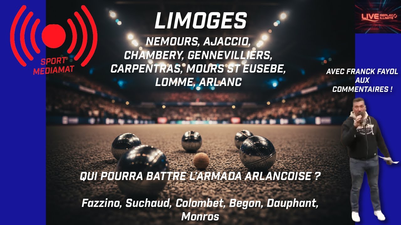 🔴 LIVE | ARLANC vs CARPENTRAS | 8èmes de Finale Coupe de France (Limoges)