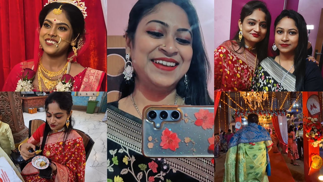 দুই বোন সেজে গুজে চললুম বিয়ে বাড়ি😍কিন্তু মন টা খুব খারাপ হয়ে গেলো সাজতে গিয়ে😢