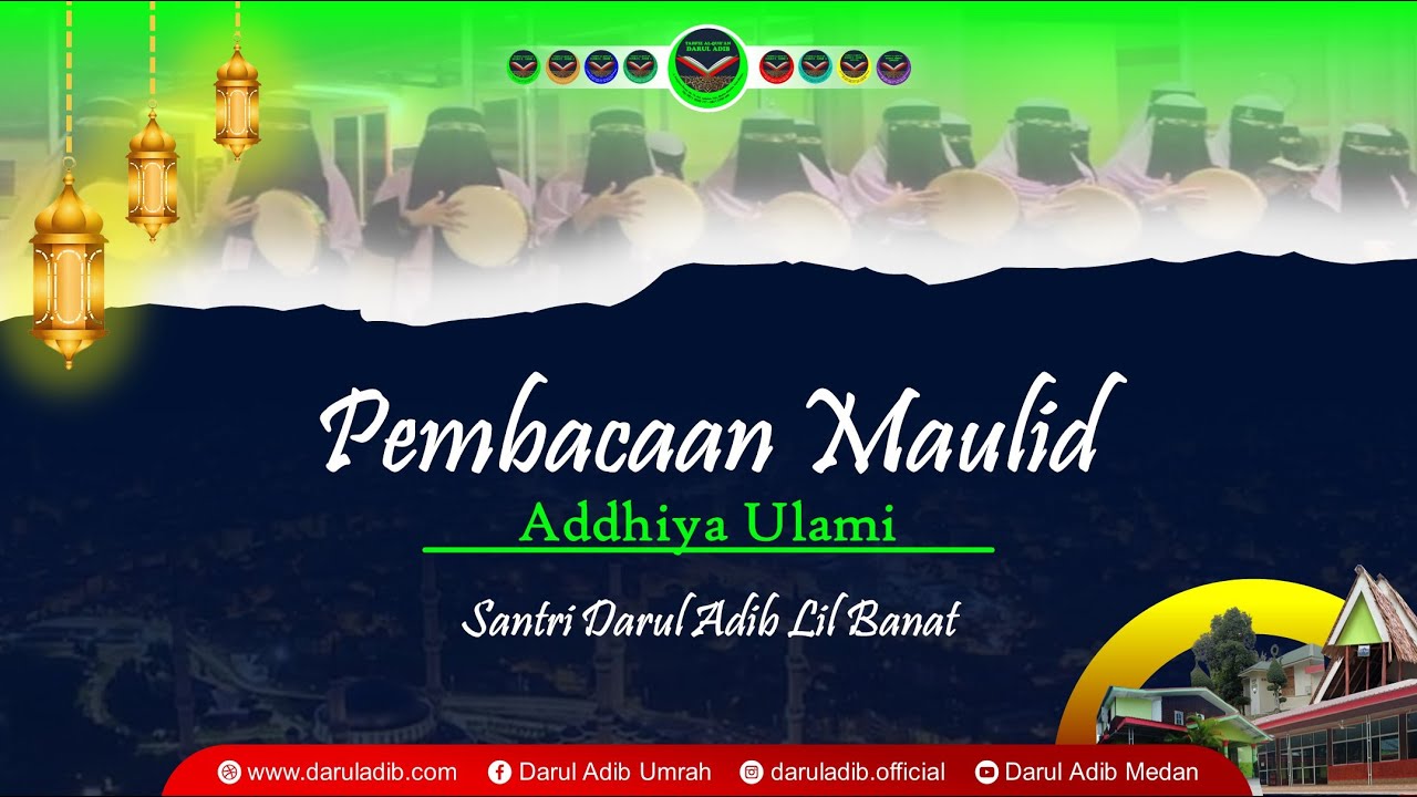 🔴 LIVE STREAMING MAULID RUTIN | DARUL ADIB LILBANAT 05 AGUSTUS 2023