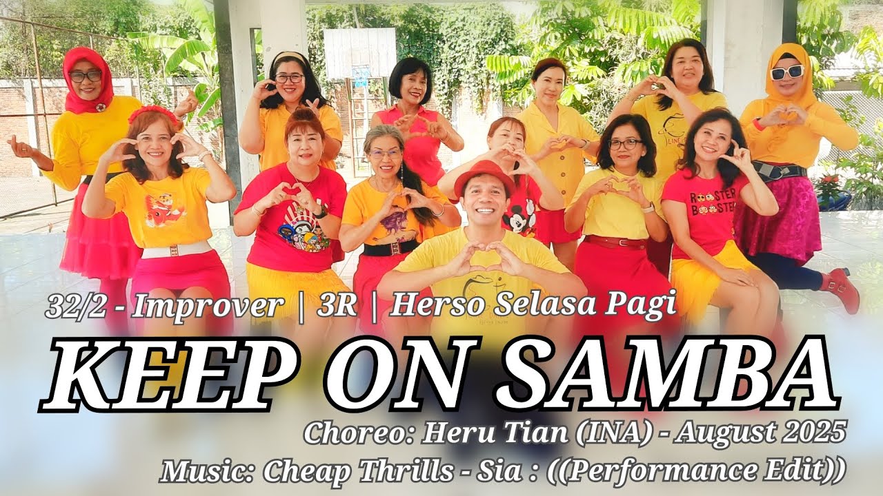 Keep On Samba Line Dance | Improver | @herutianlinedance1398 (INA) - August 2025