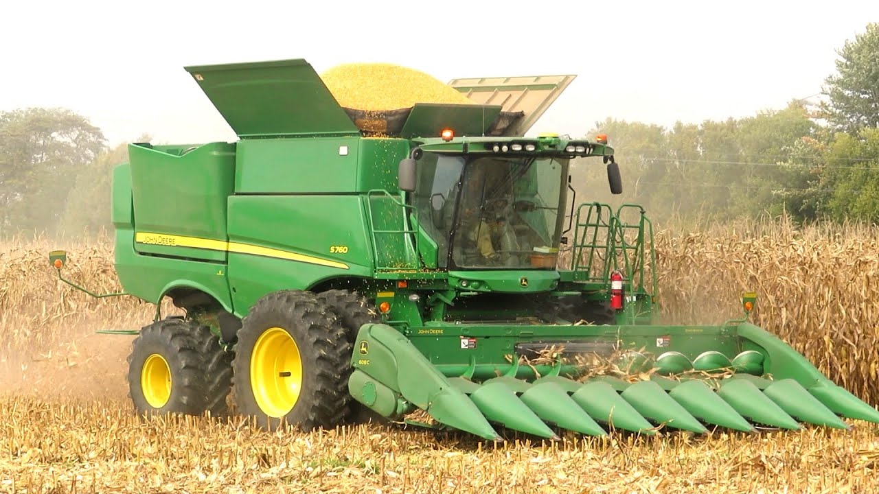 Corn Harvest 2023 | John Deere S760 Combine Harvesting Corn | Ontario, Canada