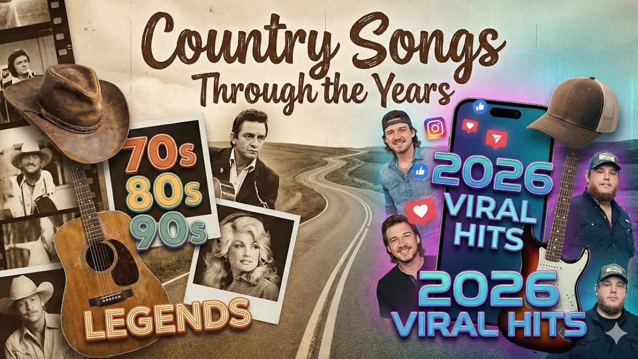 Country Songs Through the Years: From 70s 80s 90s Legends to 2026 Viral Hits