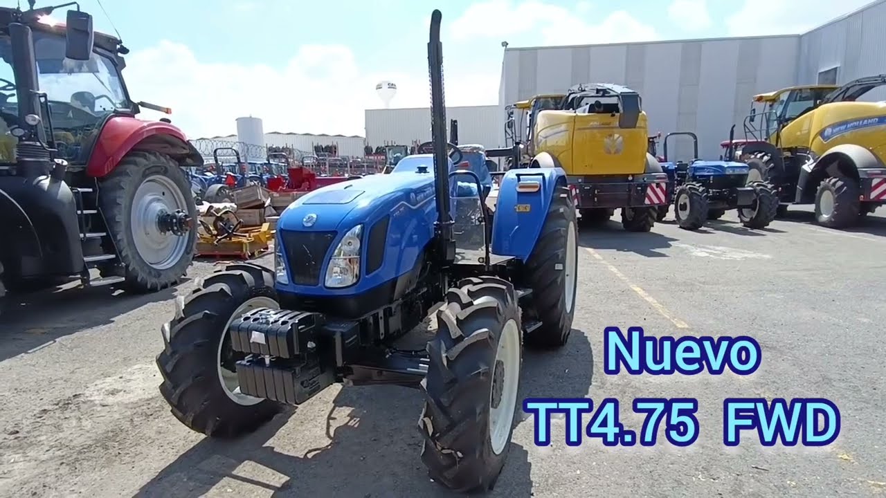 TT4.75 FWD CONOCIENDO AL NUEVO MODELO DE 75 HP NEW HOLLAND RECIEN LLEGO A MEXICO+EQUIPAMIENTO+CALIDA