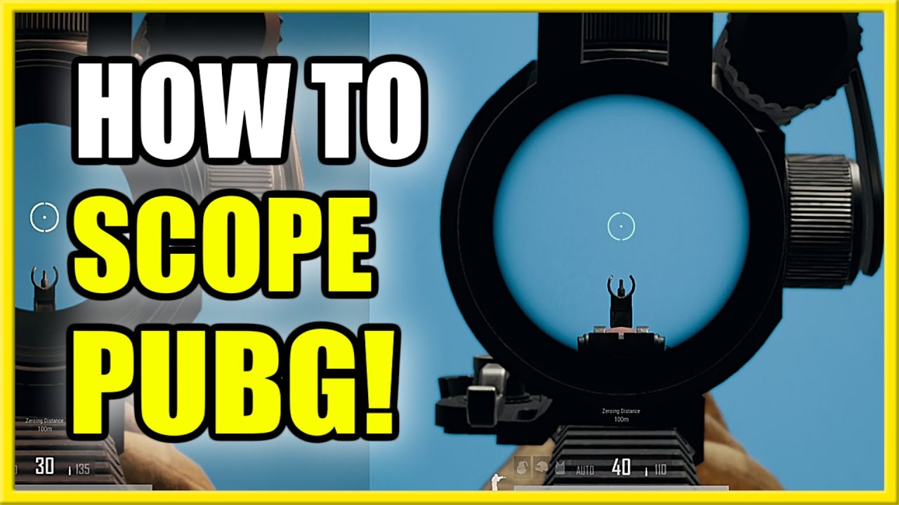Как использовать прицелы и зум в PUBG (реклама) (PS4, PS5 и Xbox)