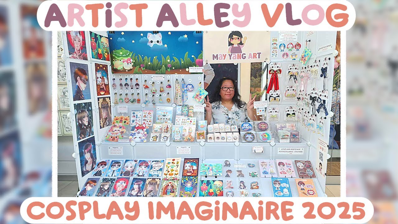 Last Bits Of Set Up And Vending At Cosplay Imaginaire 2025