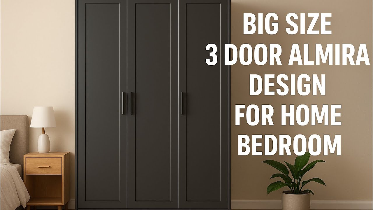3 दरवाज़ों वाली Almari जो पूरा कमरा बदल दे! | Steel Wardrobe Design 2025