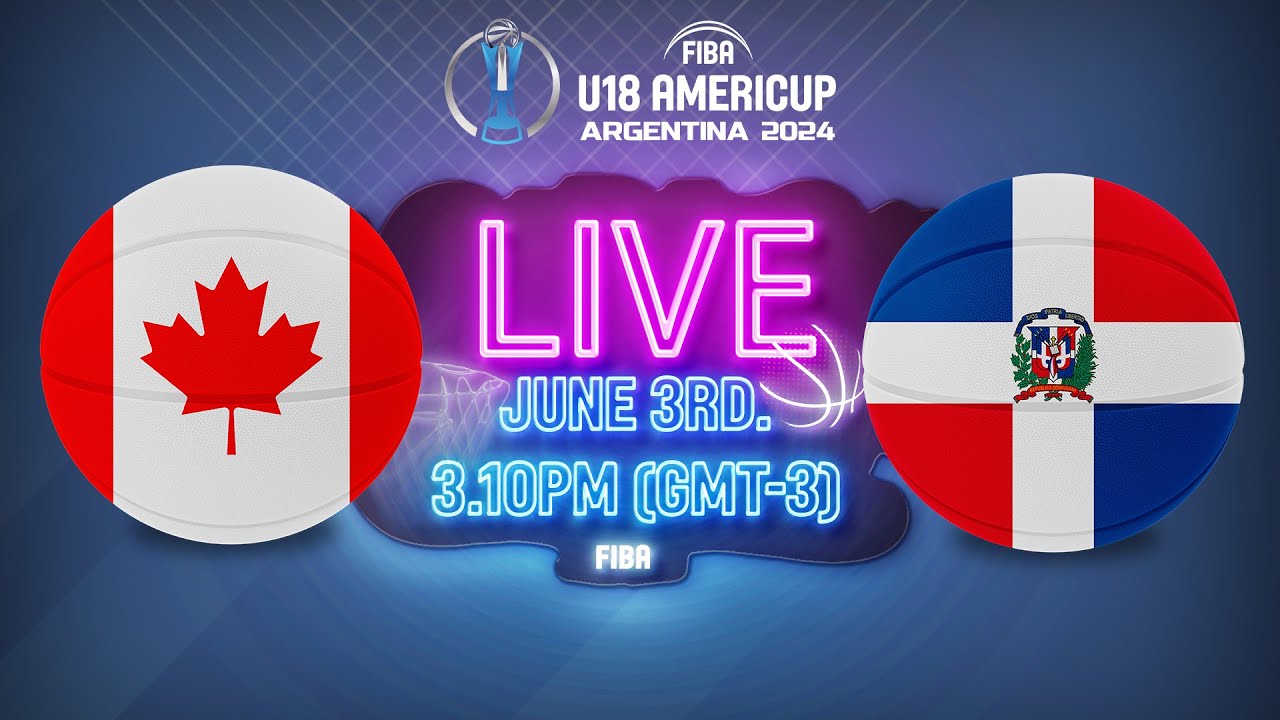 Canada v Dominican Republic | Full Basketball Game | FIBA U18 AmeriCup 2024
