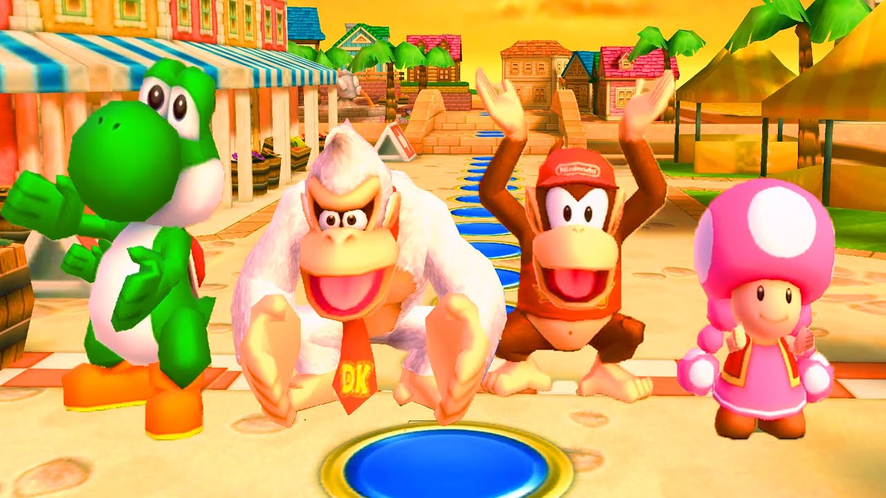 Mario Party Star Rush Coinathlon Yoshi Vs Rivals (Rival Race)