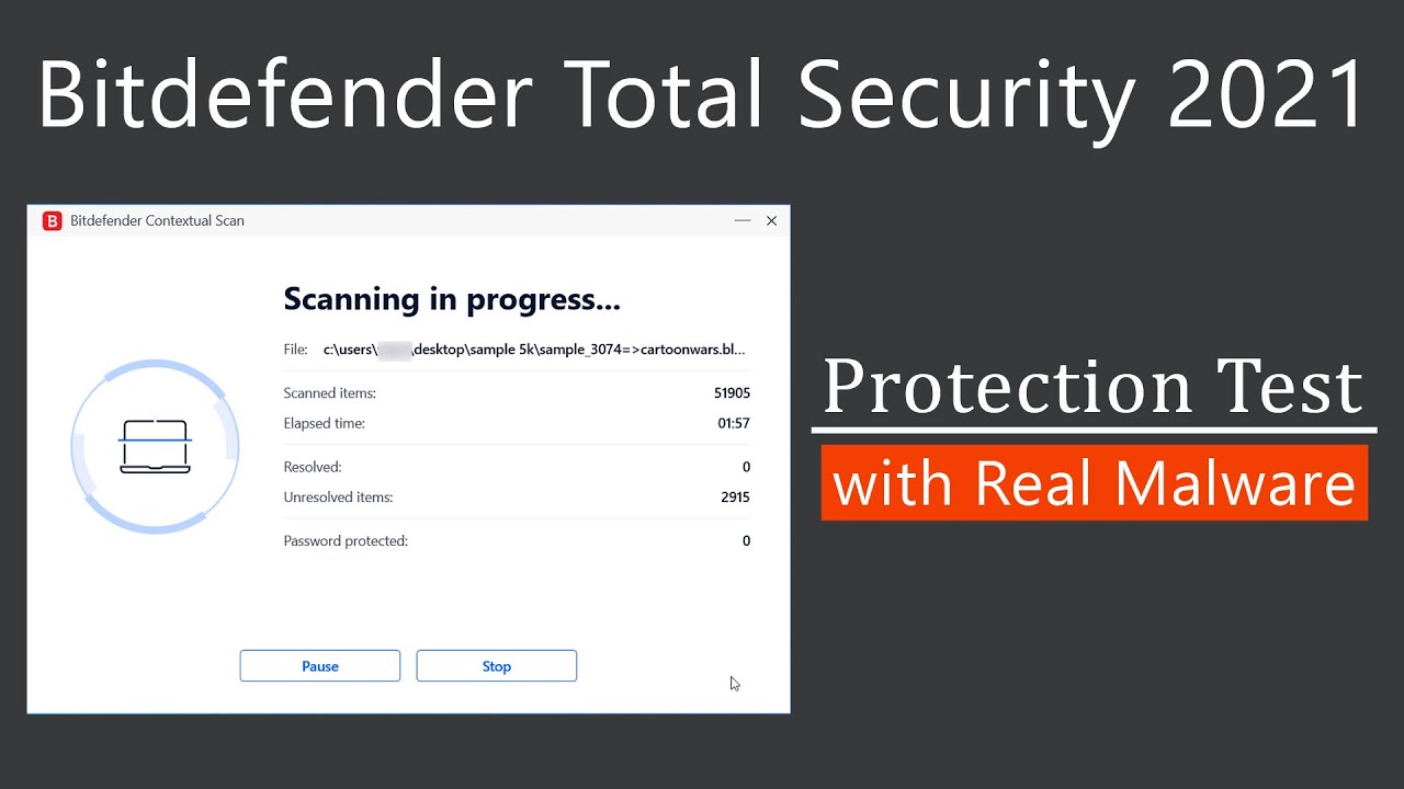 Bitdefender Total Security 2021 Review: Protection Test with Real Malware
