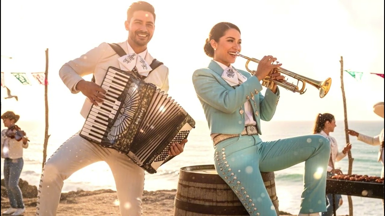 Mexican Ranchera Fiesta | Mariachi Accordion & Strings Rhythm