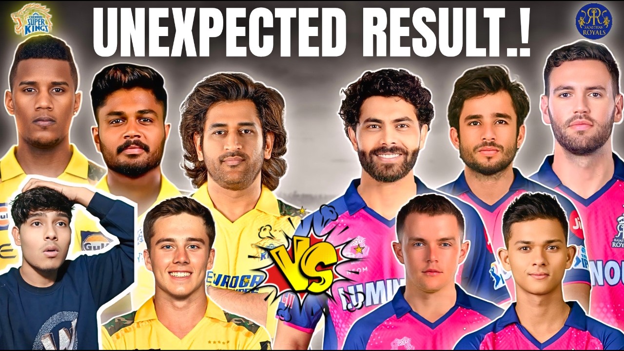 IPL 2026 : CSK vs RR Playing 11 Comparison🔥- Who wins Battle ? Who is Strongest ? 🥶