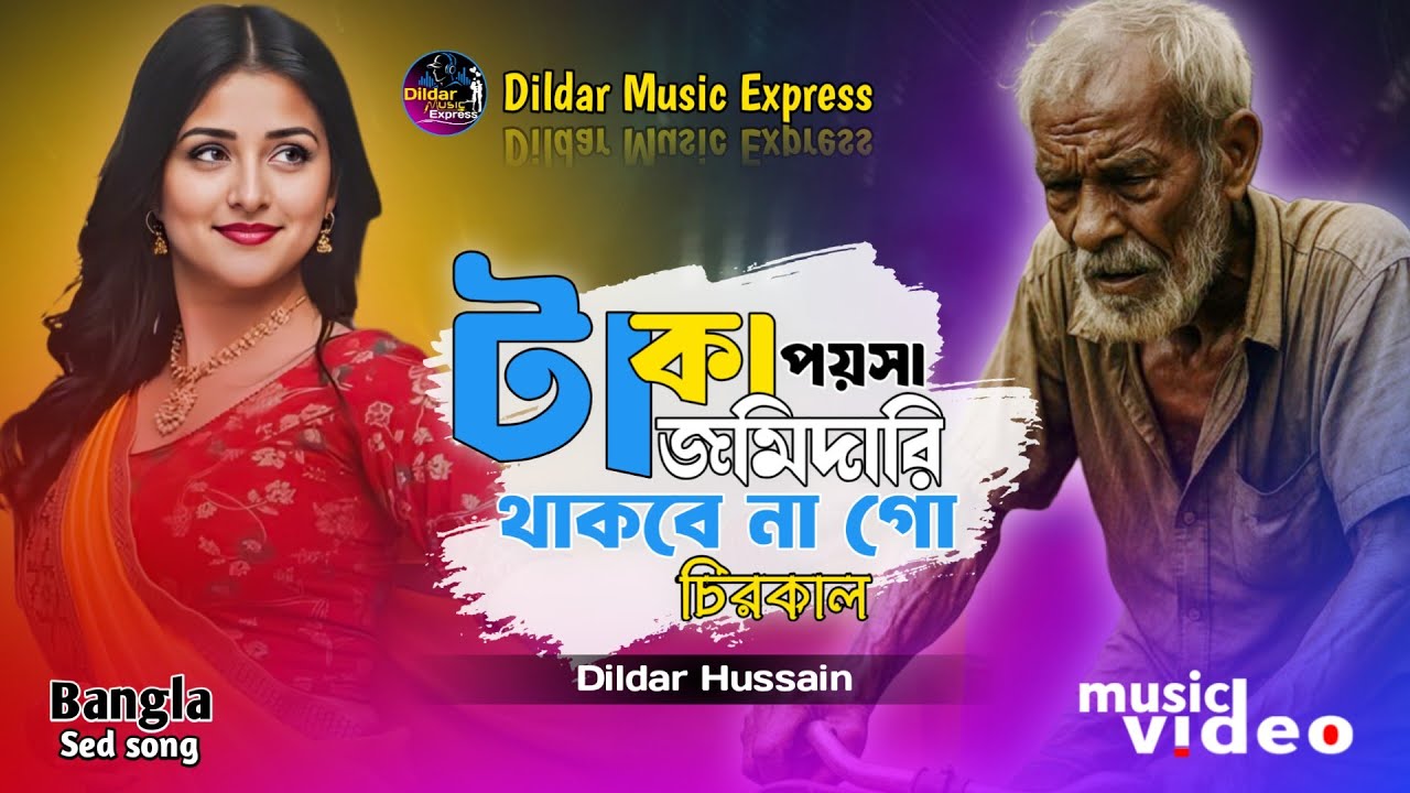 টাকা পয়সা জমিদারি থাকবে না গো চিরকাল ||Taka 😭paisa Jamidhari thakbe na go Chiro karl #sad 😭