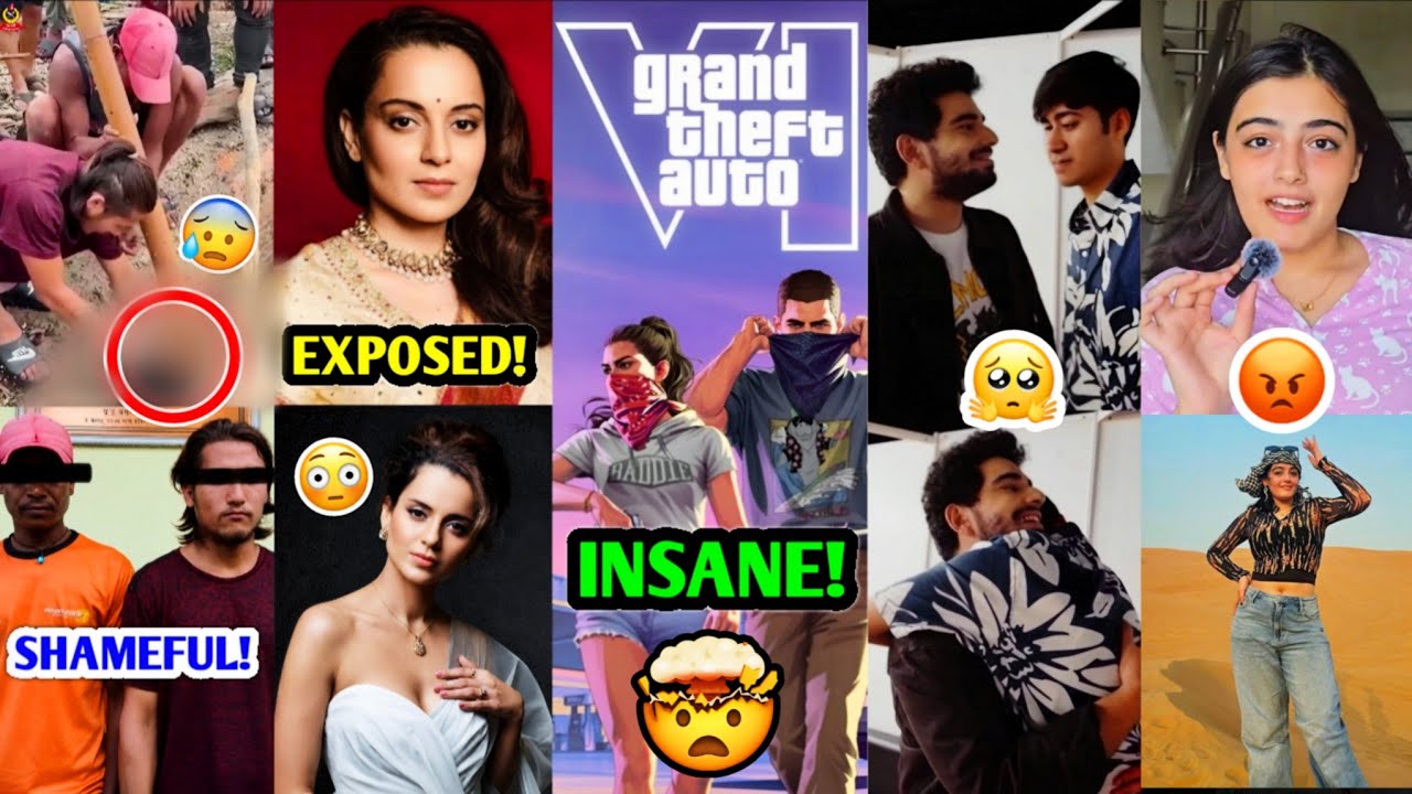 MOST DISGUSTING HUMANS EVER...! 😡 Kangana EXPOSED?! 😳 GTA 6 🔥 Samay Raina, Ranveer Vs Kunal, Toxic |