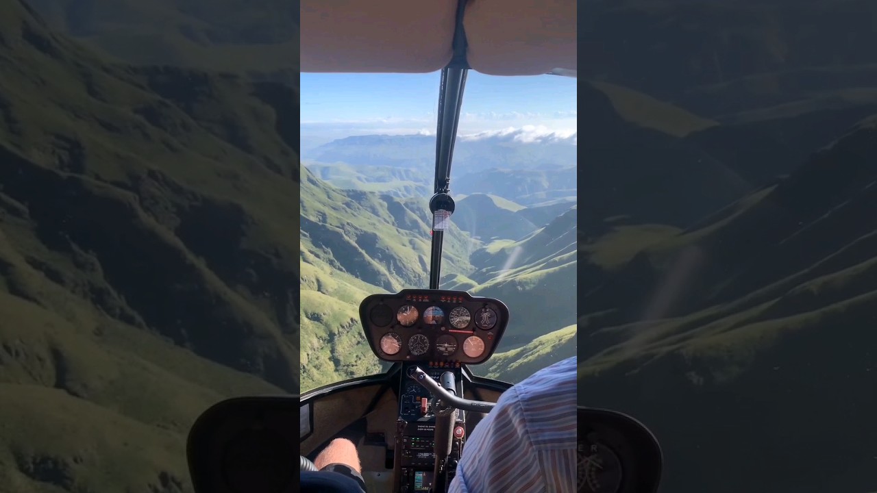 Flying over the Drakensberg 🏔 🇿🇦 #shorts