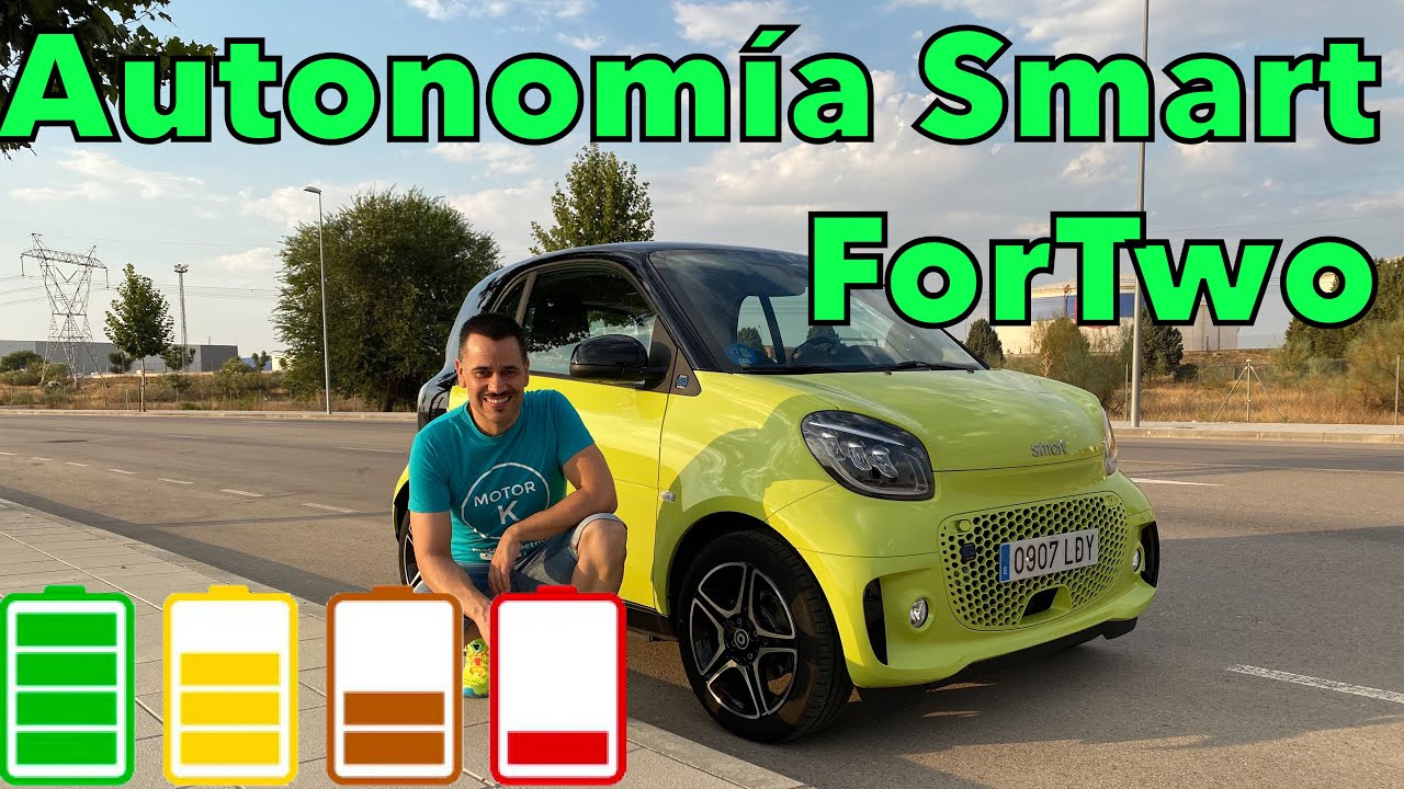 Prueba Autonomía Coche Eléctrico Smart ForTwo EQ 2020 con una carga MOTORK