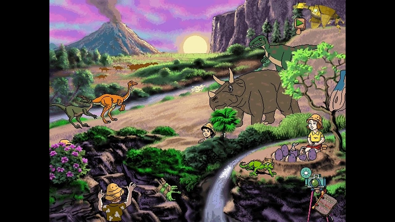 The Magic School Bus Explores in the Age of Dinosaurs Gameplay