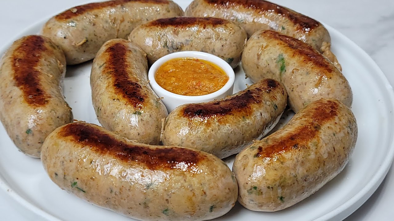 Comment faire les SAUCISSES MOELLEUSES bien assaisonn&eacute;es #sausage #saucisse