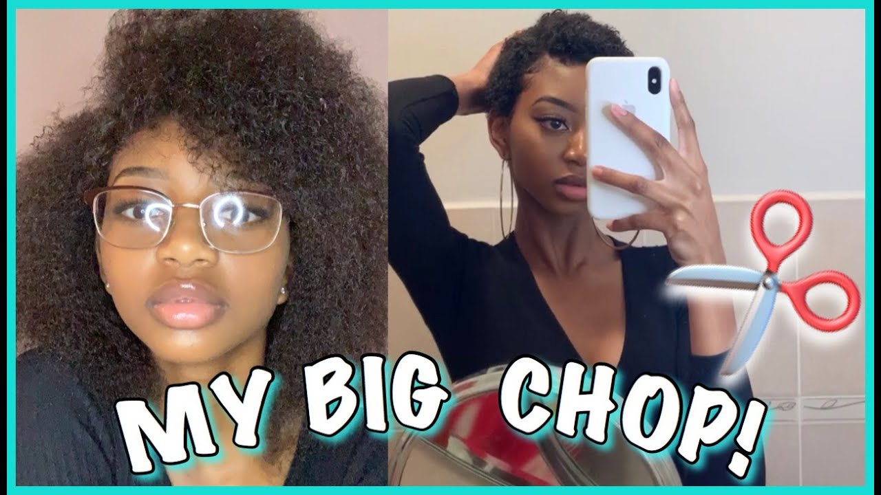 BIG CHOP on my 4B/4C natural hair  || I'm bald?!! *hi Brad Mondo :)*