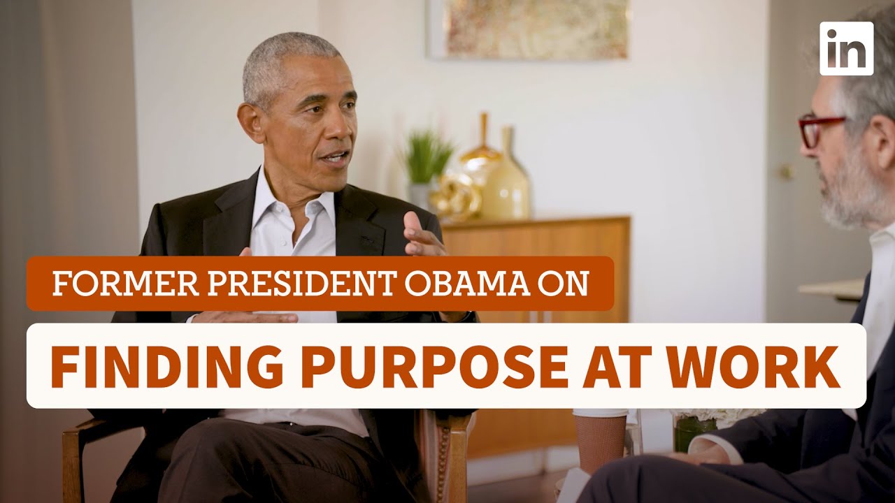 Barack Obama discusses finding joy and purpose at work with Ira Glass