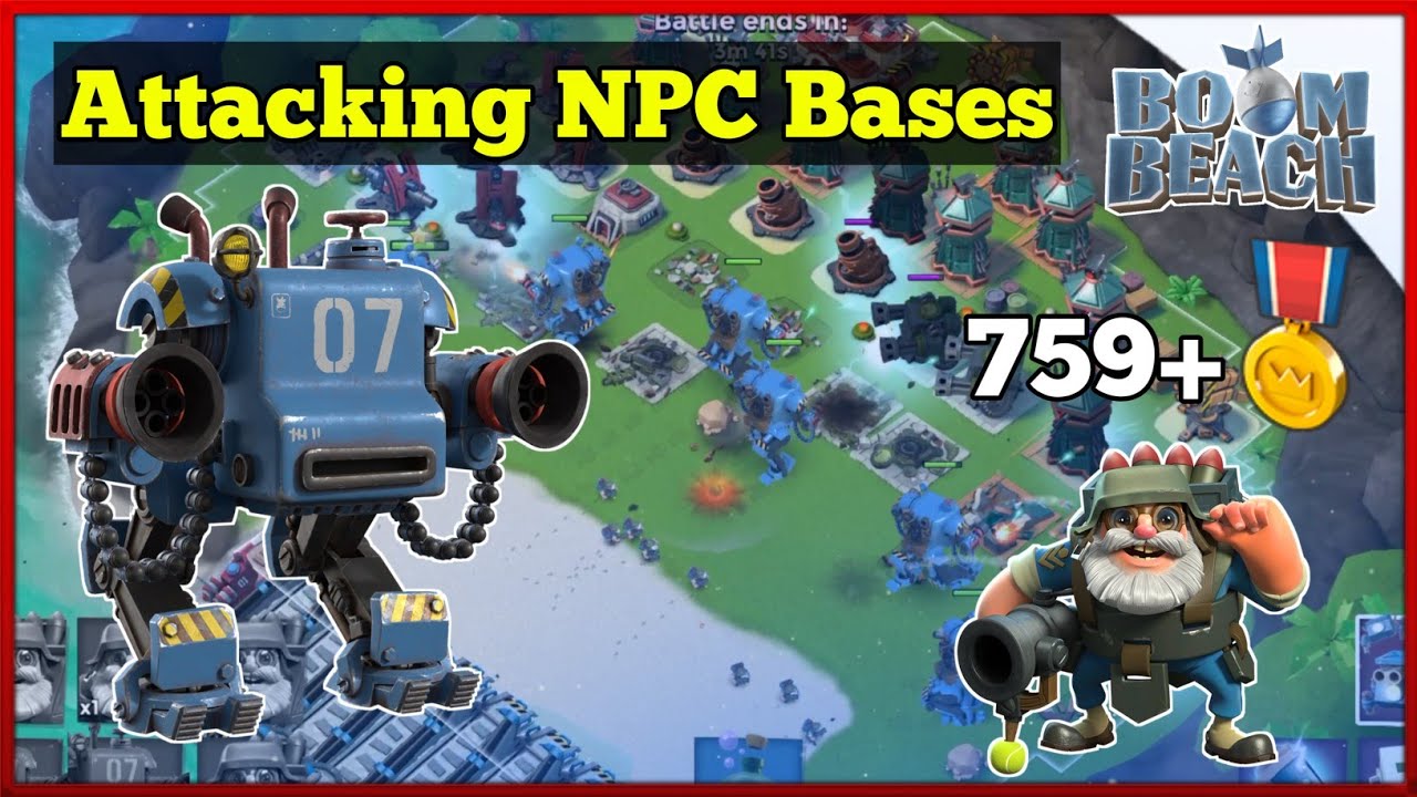 Upgrading Headquarters to Level 27 [Max Level✅] + Attacking NPC Bases | Boom Beach