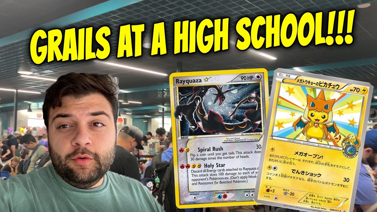 GRAIL Pokemon Cards at A High School Card Show! | Ultimate Bangers Card Show