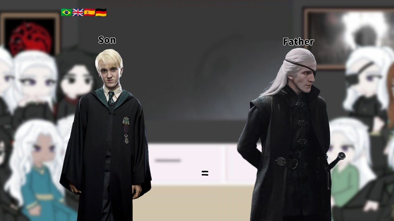 °•Family Targaryen react to Aemond future son | Draco | HP × HOTD|•°