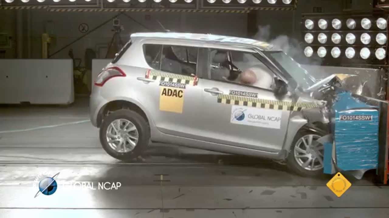 LATIN NCAP - Suzuki Swift with double Airbag - 3 star safety rating