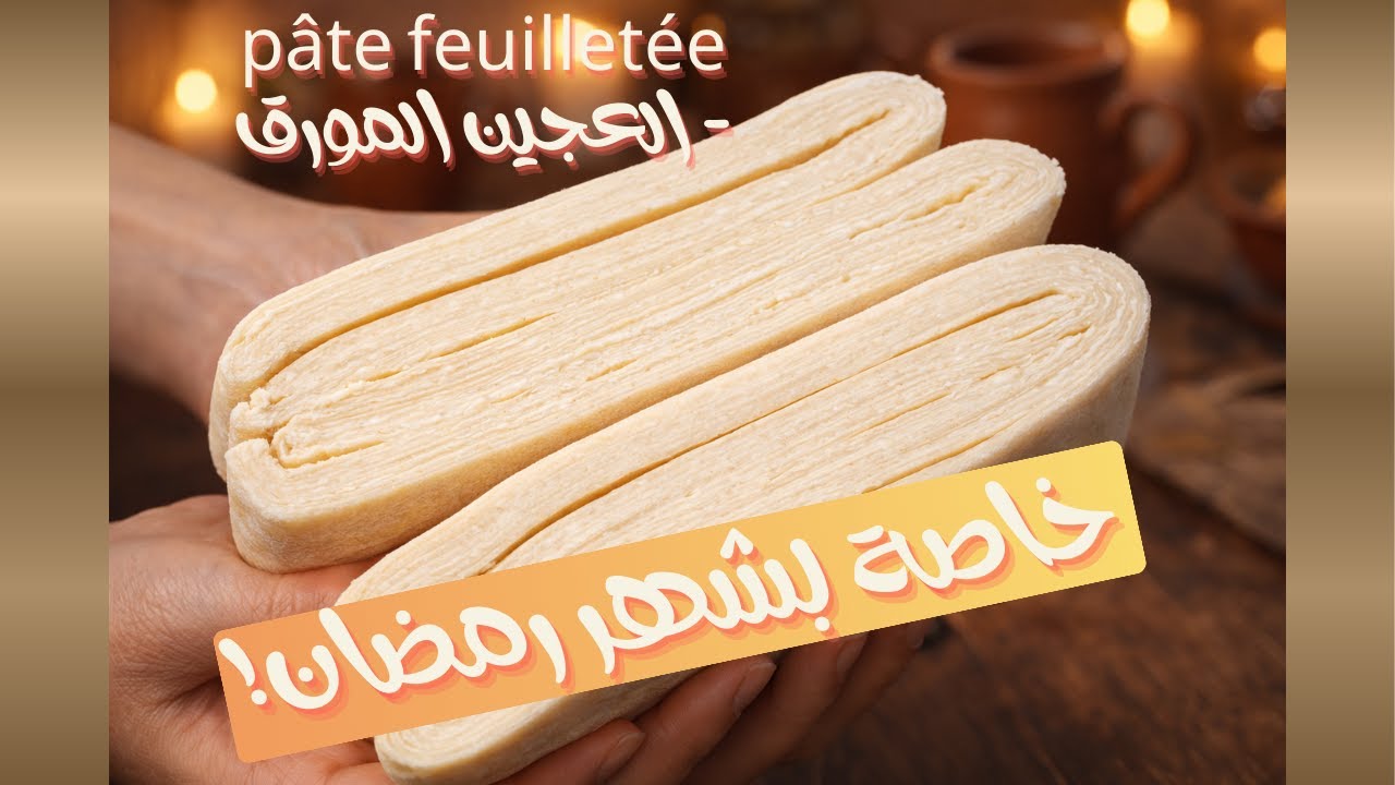 أسهل وصفة عجينة مورقة للرمضان Pâte Feuilletée Maison Pour Ramadan