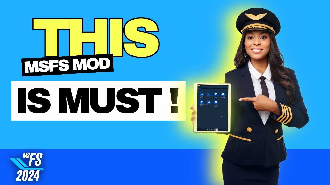 MSFS 2024 Tutorial: Install EFB Mod for Built-In Tablet Navigation & Flight Planning!