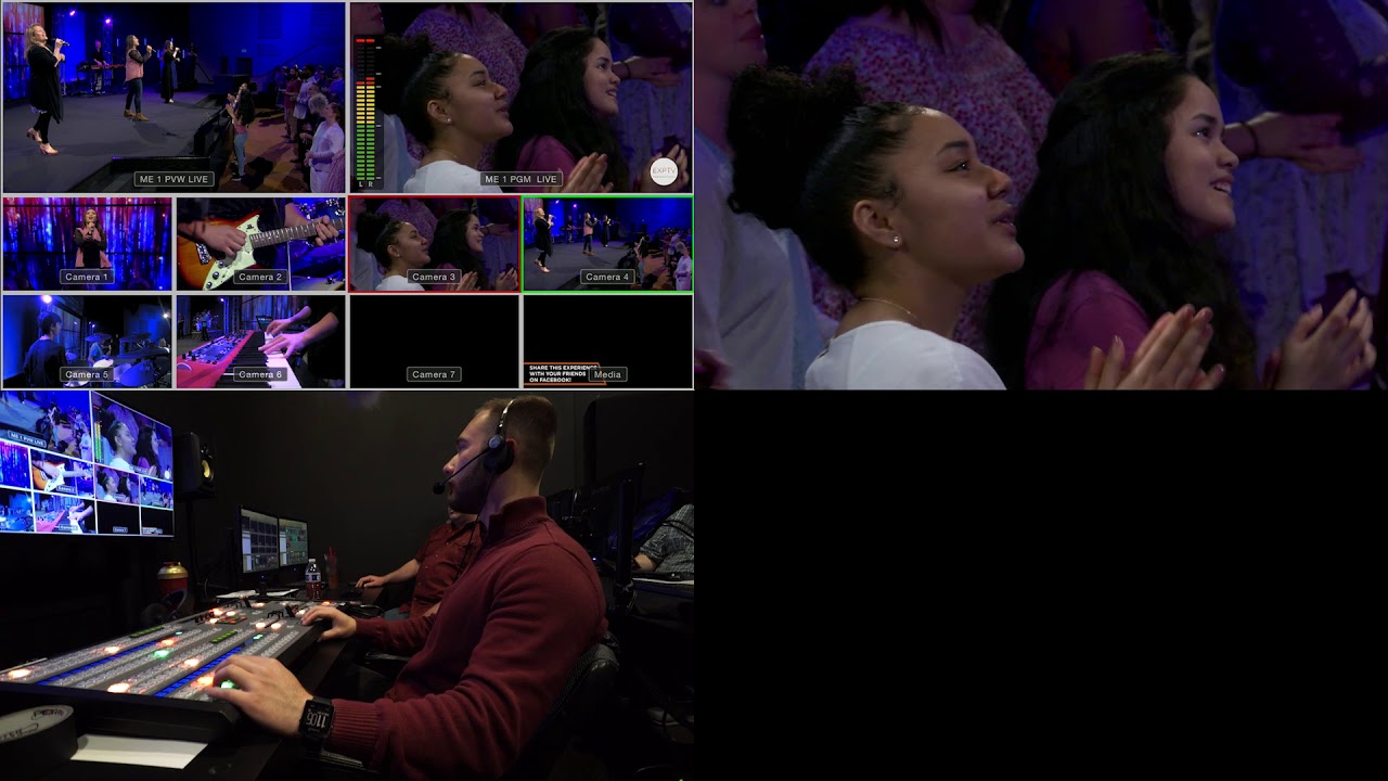 Multi Camera Directing - Dariel Cummins - Saved By Grace by Israel Houghton