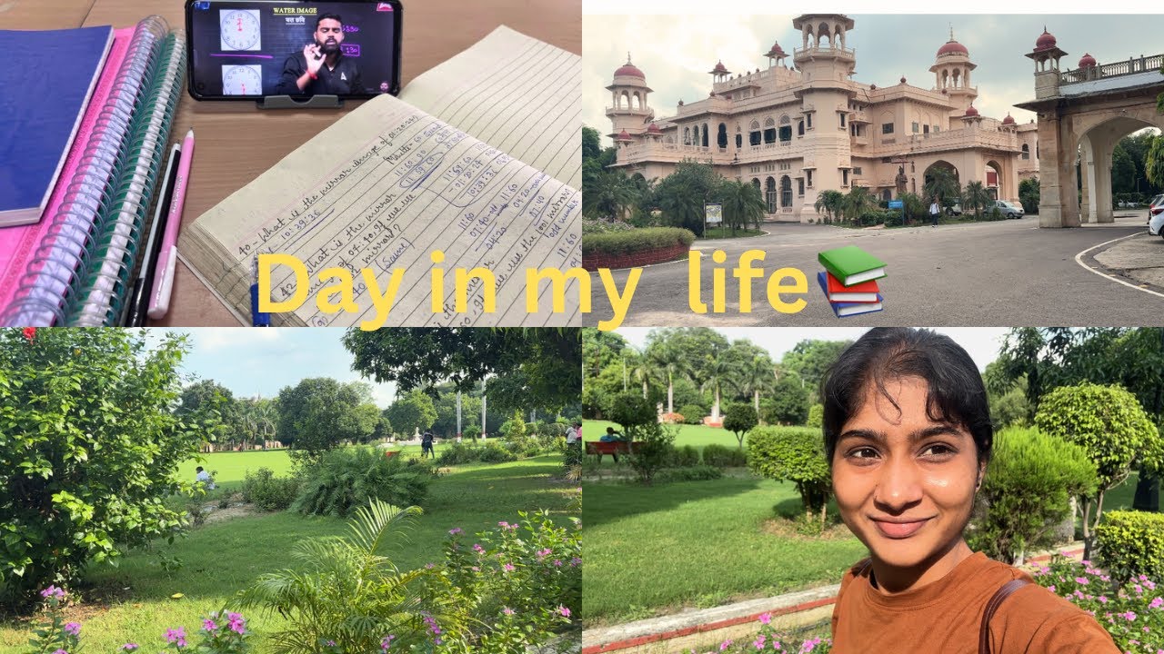 Day in 📚University of Allahabad |studyvlog||last year student 🧑&zwj;🎓 